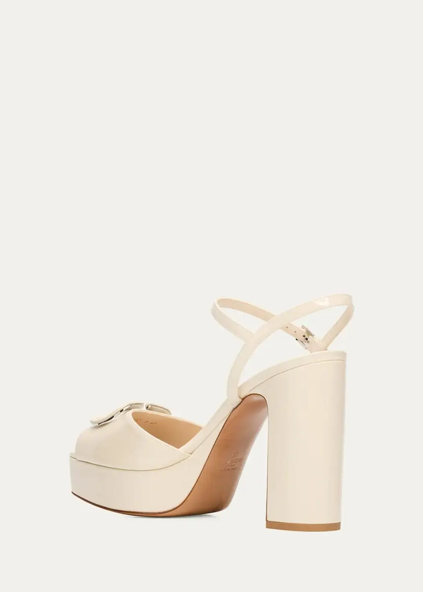 Valentino Garavani 115mm VLogo Patent Leather Platform Sandals | Thumbnail 9 Valentino Garavani 115mm VLogo Patent Leather Platform Sandals | Thumbnail 9