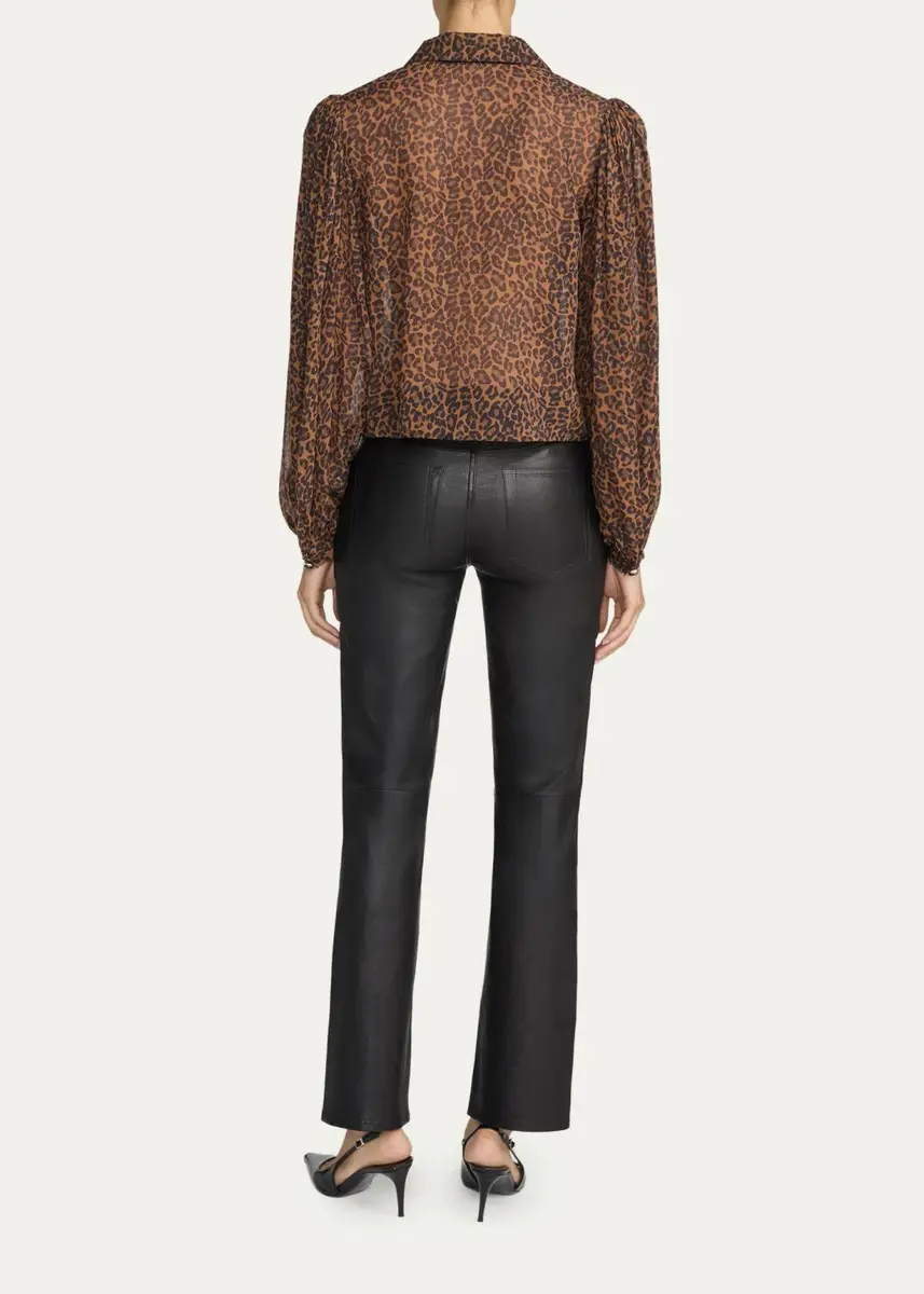 Frame The Leather Cigarette Pants | Thumbnail 3 Frame The Leather Cigarette Pants | Thumbnail 3