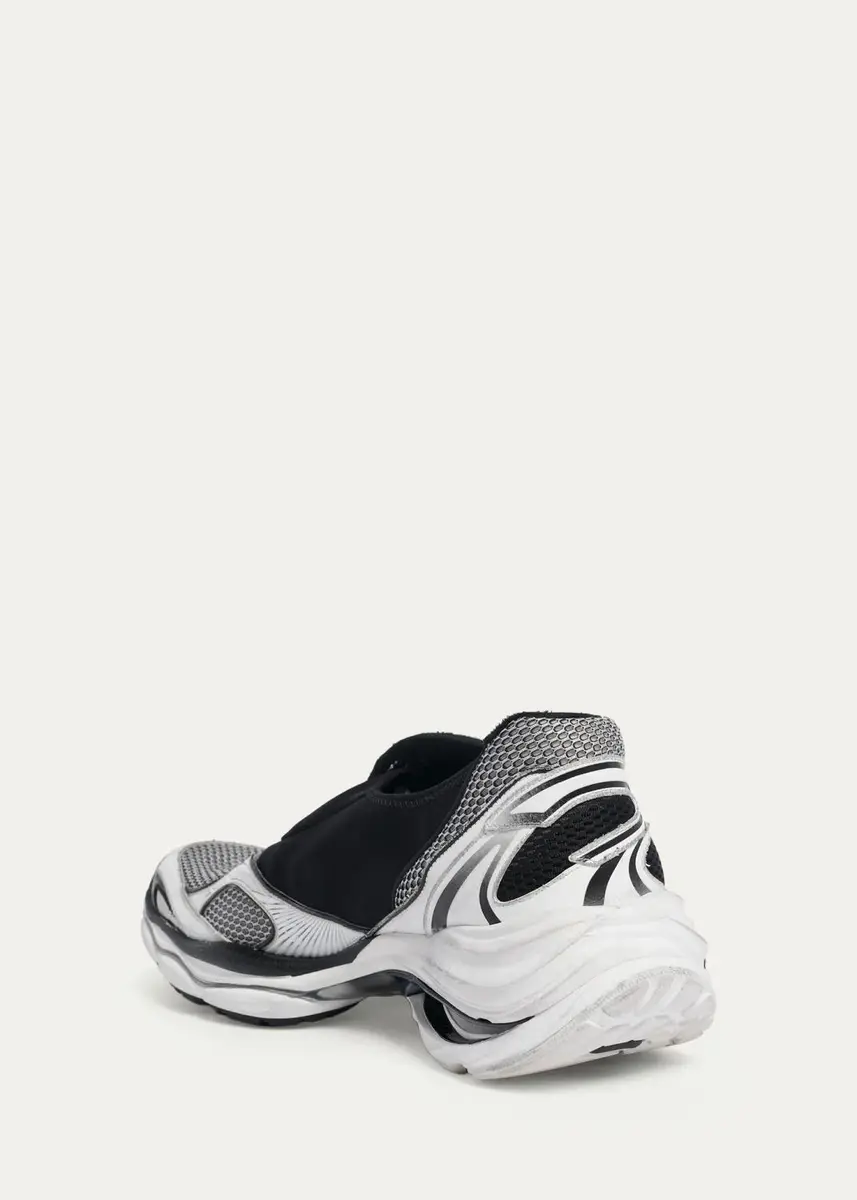 Balenciaga Men's D'Orsay Mesh Slip-On Sneakers | Thumbnail 2 Balenciaga Men's D'Orsay Mesh Slip-On Sneakers | Thumbnail 2