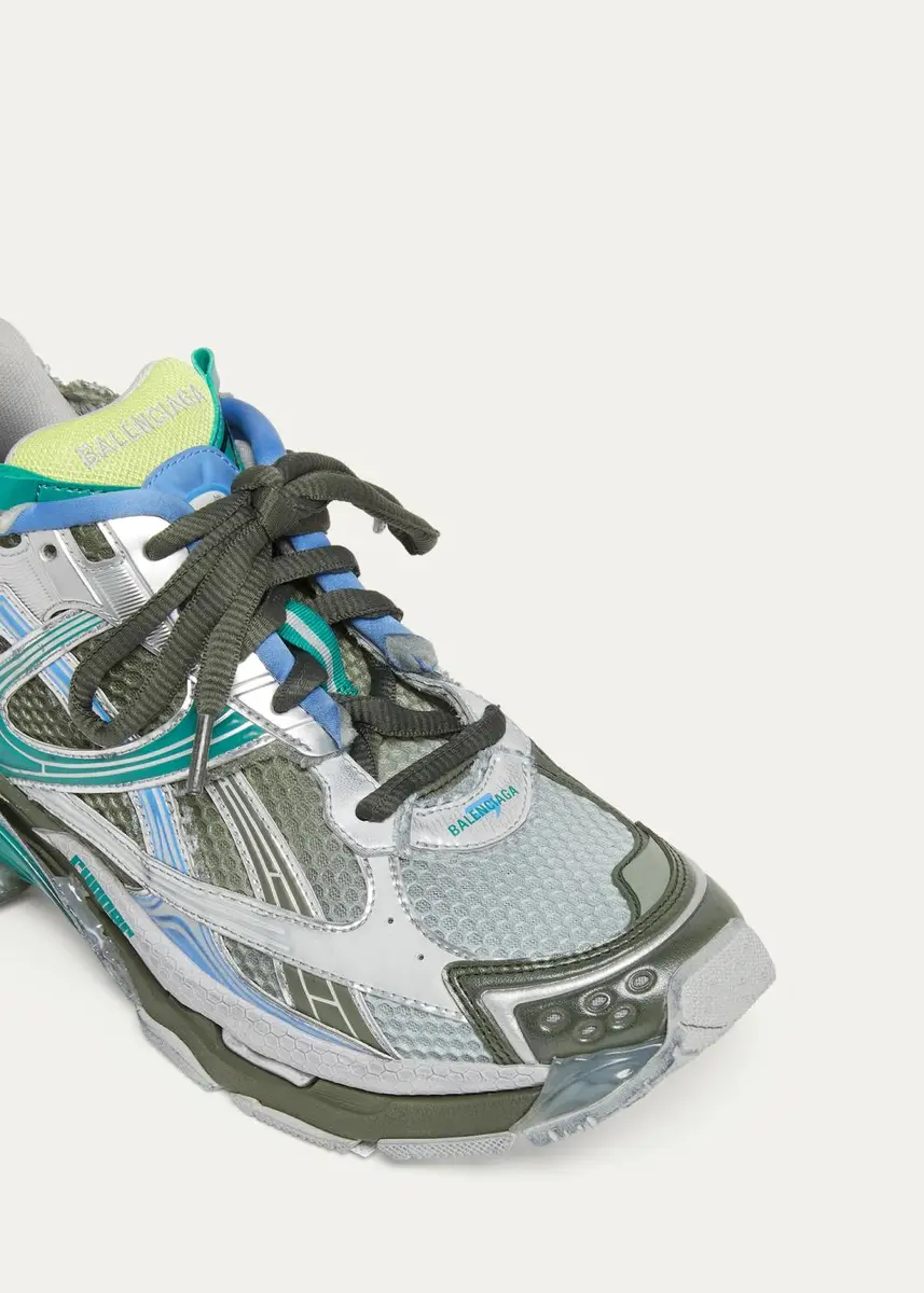 Balenciaga Men's Runner Mesh Sneakers | Thumbnail 3 Balenciaga Men's Runner Mesh Sneakers | Thumbnail 3