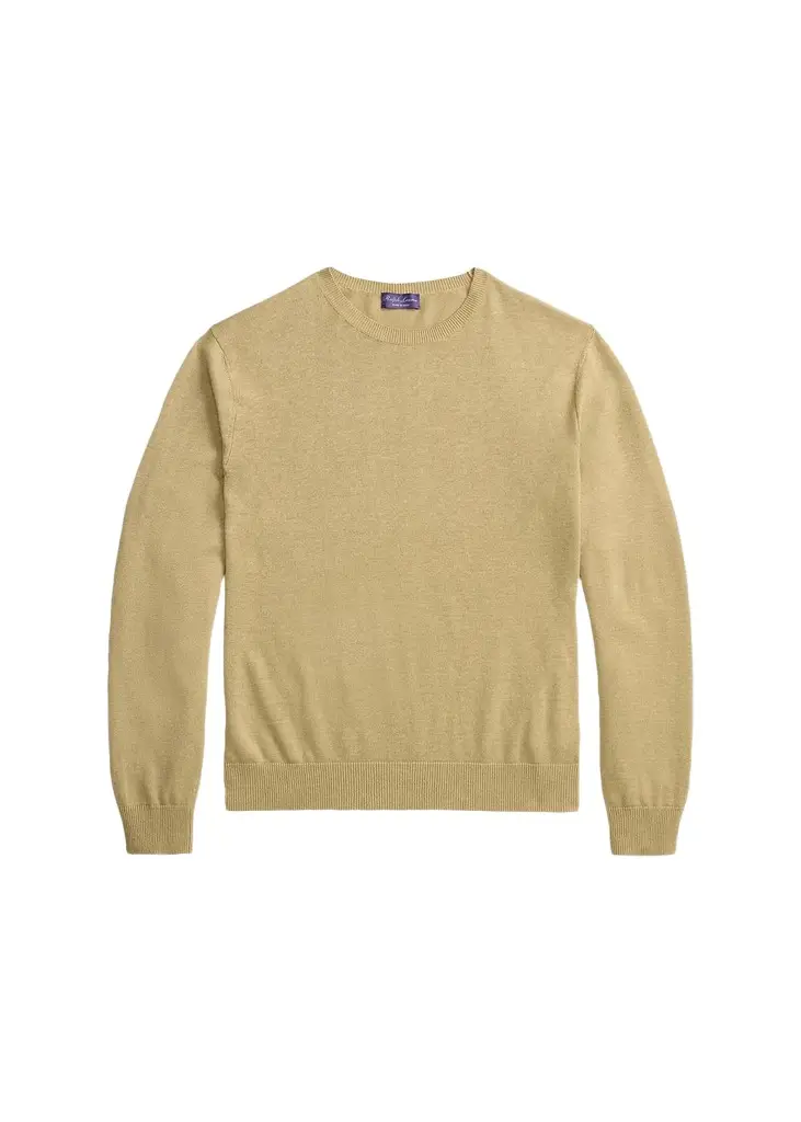 Ralph Lauren Purple Label Men's Linen-Blend Crewneck Sweater