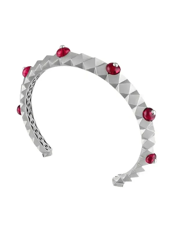 Facette Titan 18K White Gold and Spinel Cuff Facette Titan 18K White Gold and Spinel Cuff