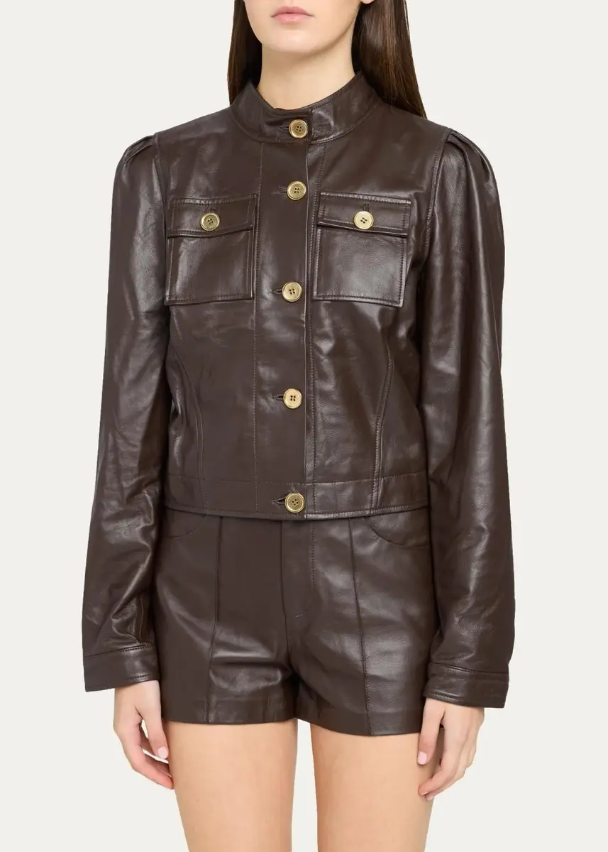 Ramy Brook Elsa Leather Jacket | Thumbnail 4