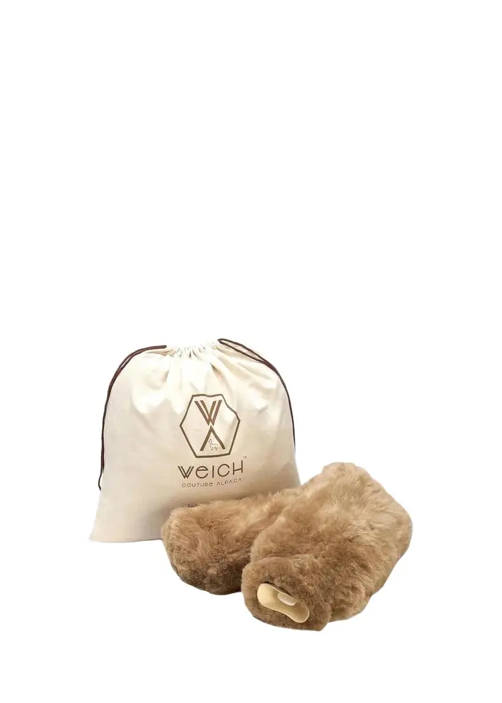 Weich Couture Alpaca Tubo Alpaca Fur Hot Water Bottle
