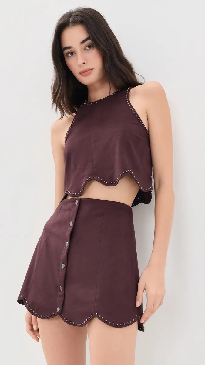 Saylor Caterina Faux Suede Set | Thumbnail 2 Saylor Caterina Faux Suede Set | Thumbnail 2