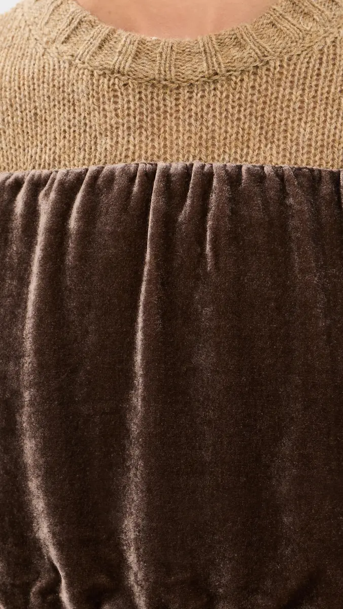 Maison Margiela Velvet Patch Crew Sweater | Thumbnail 6 Maison Margiela Velvet Patch Crew Sweater | Thumbnail 6