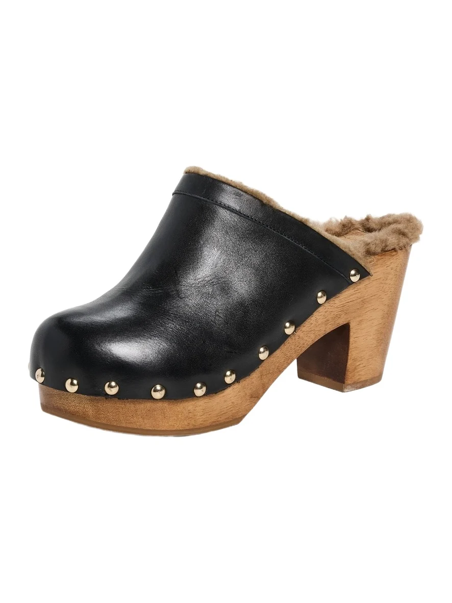 beek Woodpecker Shearling Clogs