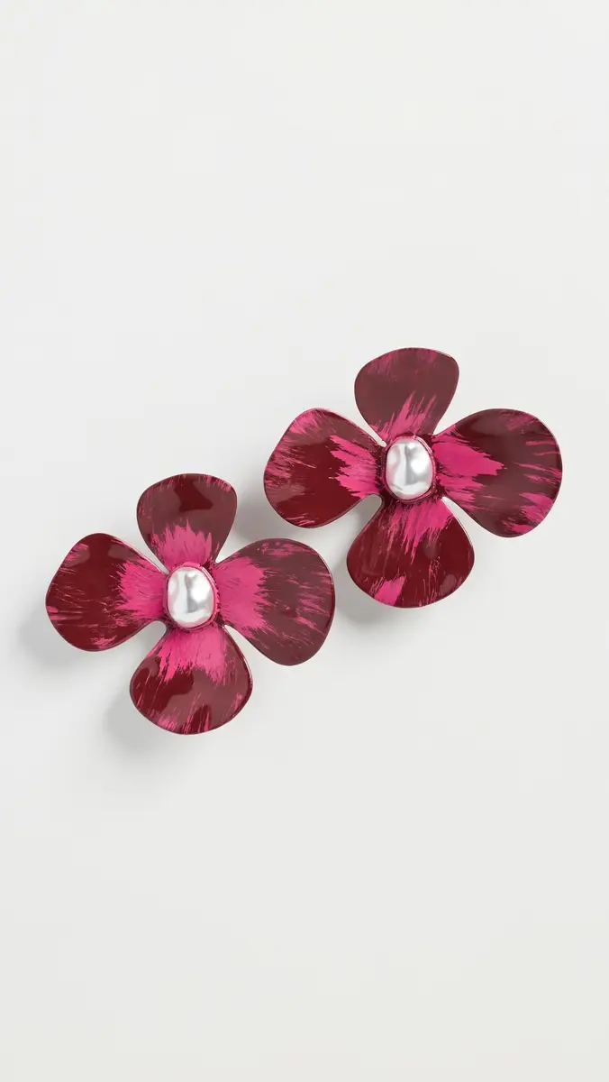 Cult Gaia Clip On Lucky Earrings | Thumbnail 2 Cult Gaia Clip On Lucky Earrings | Thumbnail 2