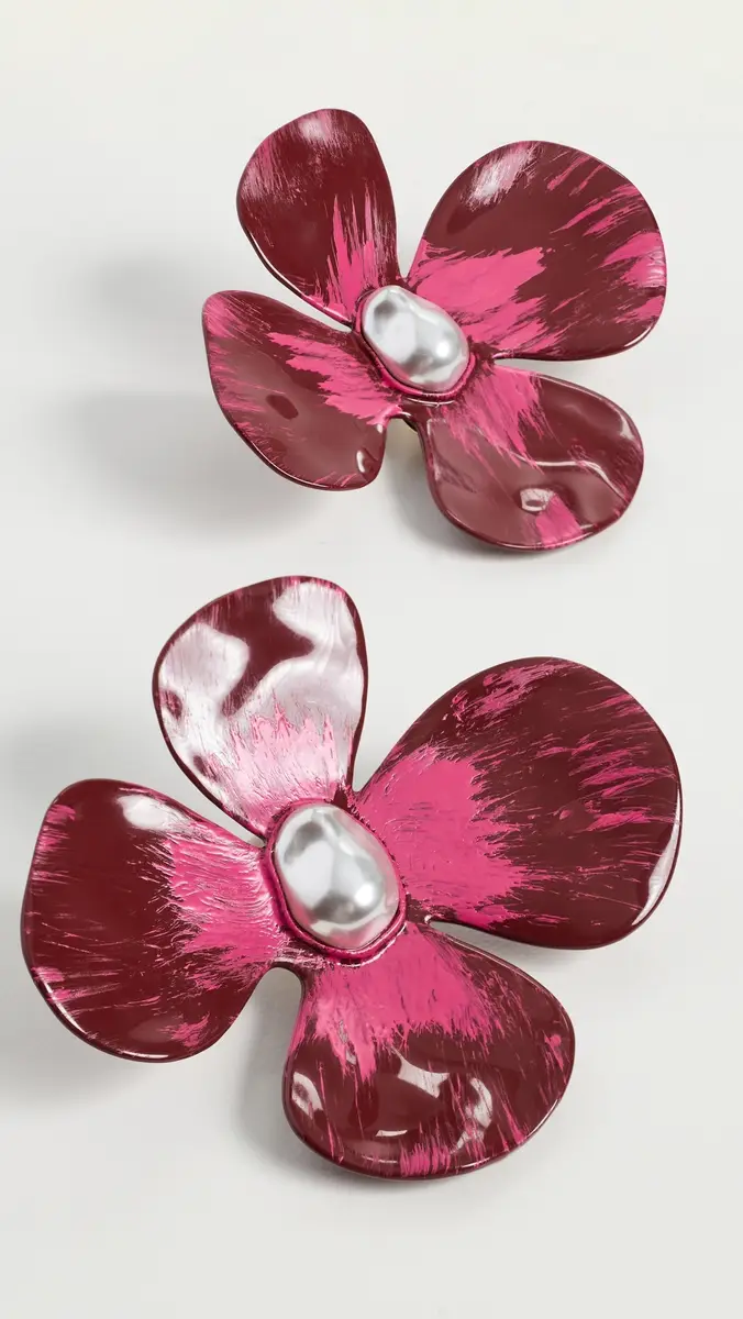 Cult Gaia Clip On Lucky Earrings | Thumbnail 4 Cult Gaia Clip On Lucky Earrings | Thumbnail 4