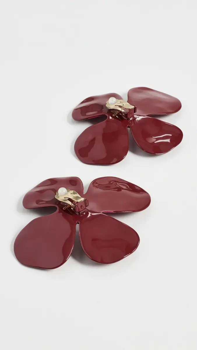 Cult Gaia Clip On Lucky Earrings | Thumbnail 6 Cult Gaia Clip On Lucky Earrings | Thumbnail 6