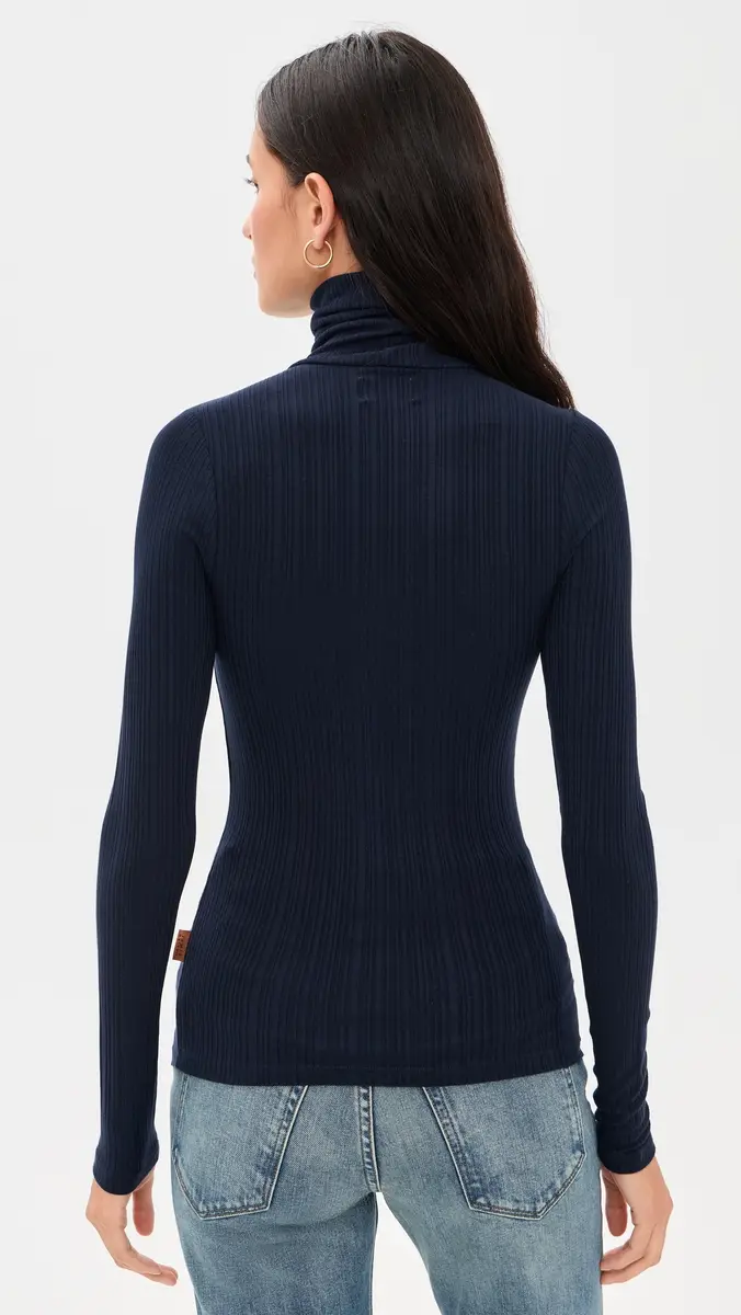 Jamie Haller The Variegated Rib Turtleneck Tee | Thumbnail 3 Jamie Haller The Variegated Rib Turtleneck Tee | Thumbnail 3