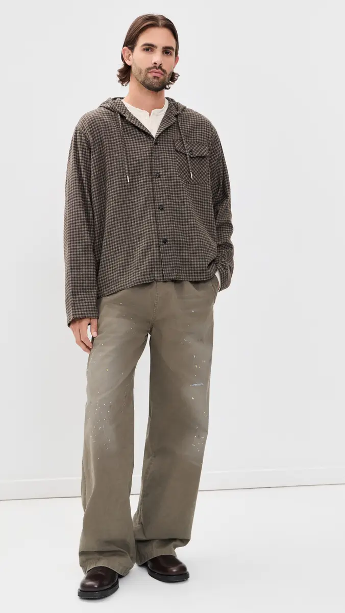STOCKHOLM SURFBOARD CLUB Merle Check Hooded Shirt | Thumbnail 5 STOCKHOLM SURFBOARD CLUB Merle Check Hooded Shirt | Thumbnail 5