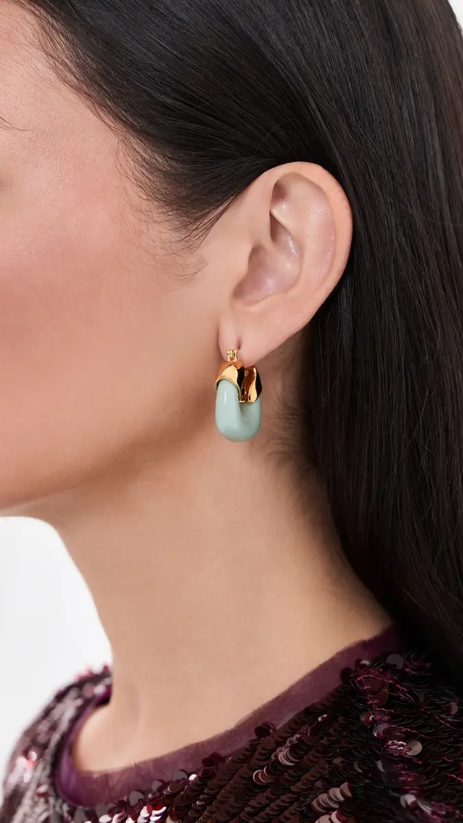 Lizzie Fortunato Mini Organic Hoops In | Thumbnail 3