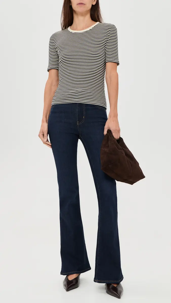 Frame The Petite Pixie Flare Jeans | Thumbnail 5