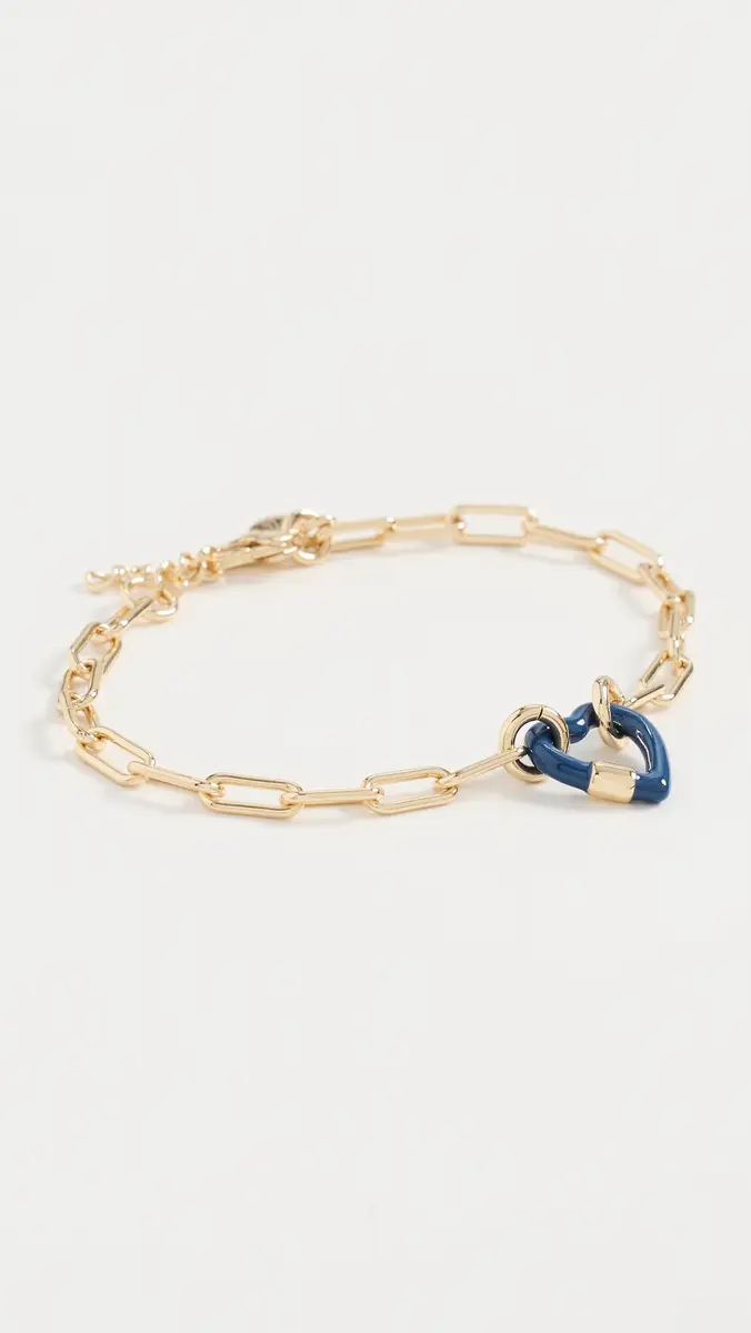 Madewell Enamel Heart Bracelet | Thumbnail 2