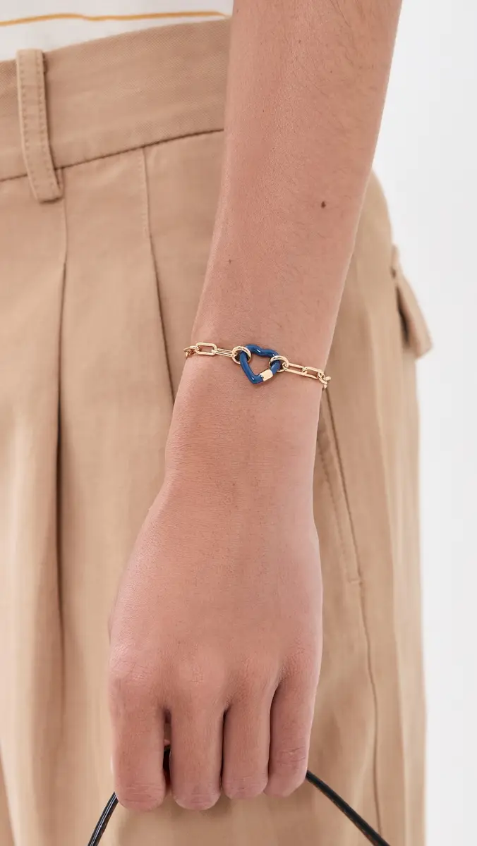 Madewell Enamel Heart Bracelet | Thumbnail 3