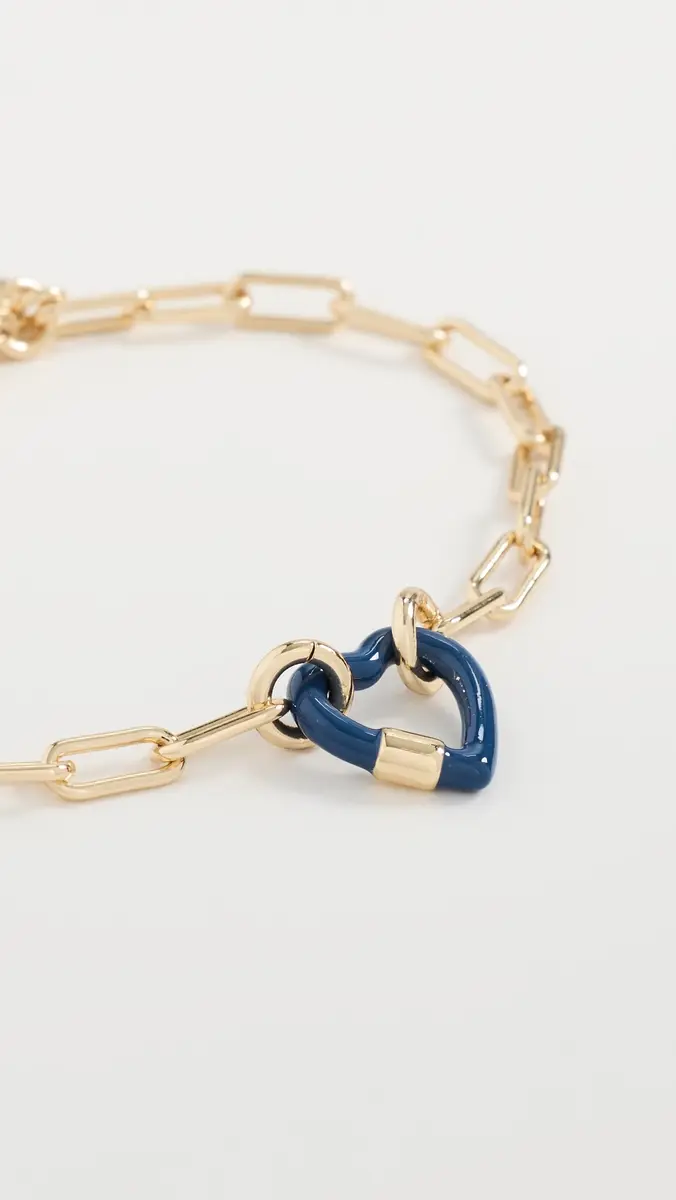 Madewell Enamel Heart Bracelet | Thumbnail 4