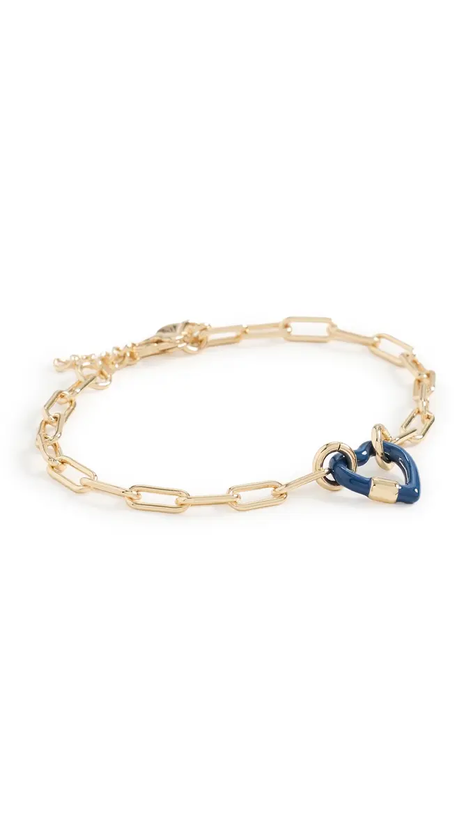 Madewell Enamel Heart Bracelet | Thumbnail 5