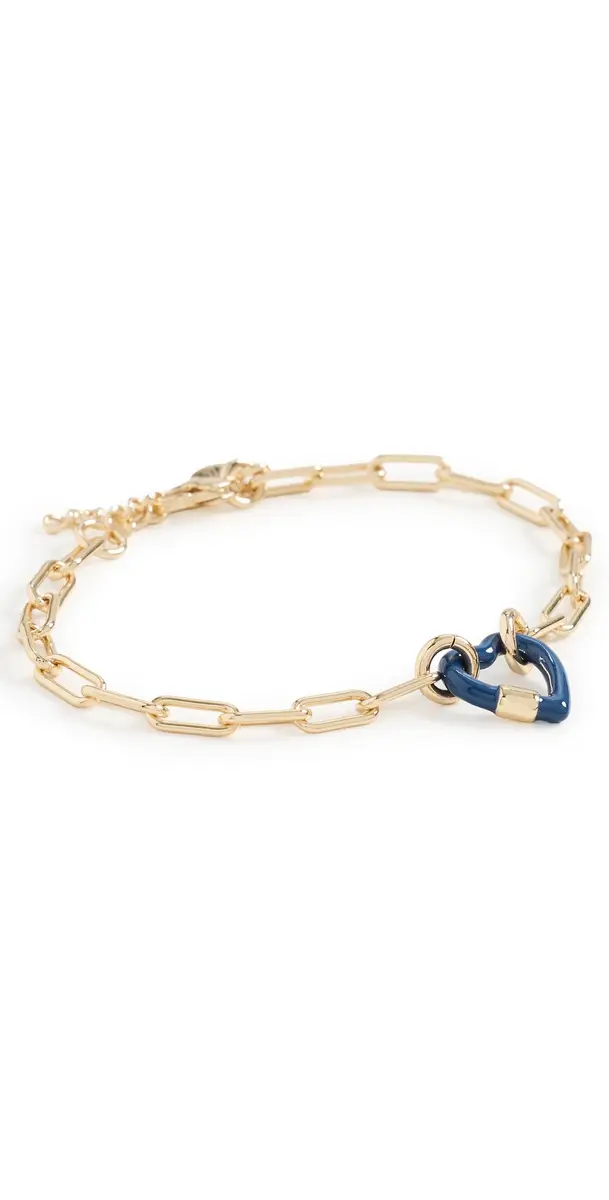 Madewell Enamel Heart Bracelet