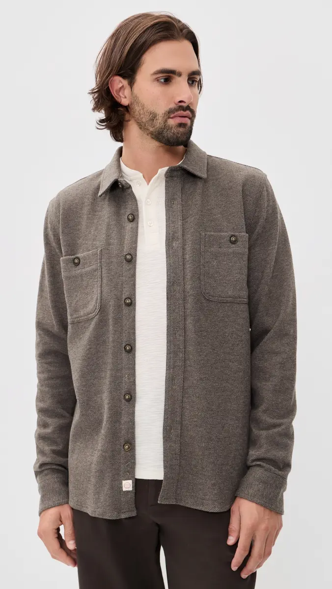Marine Layer Pacifica Stretch Twill Overshirt | Thumbnail 2