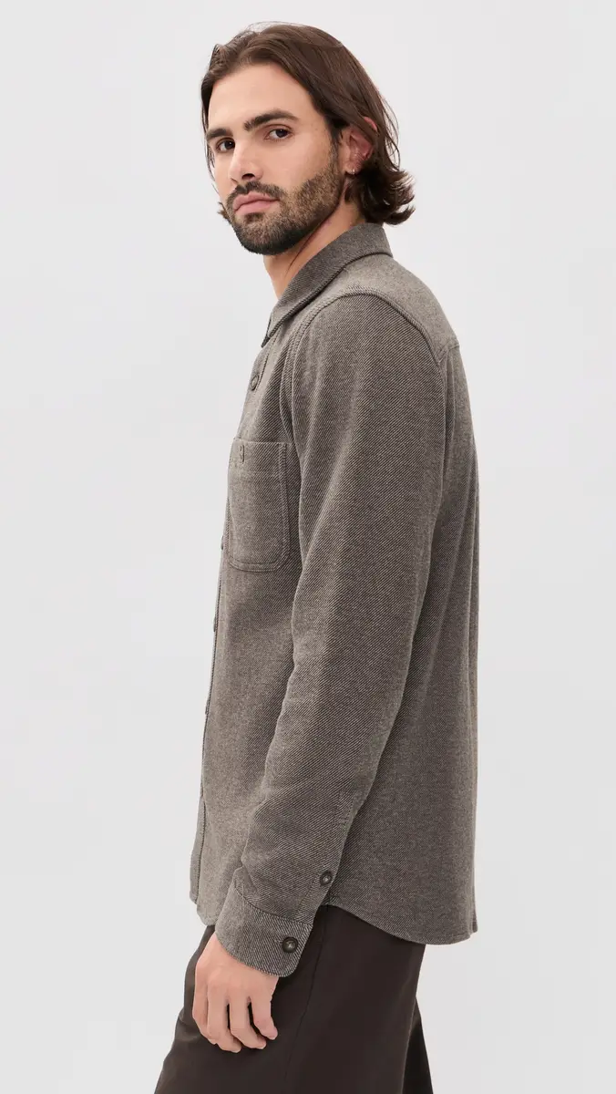 Marine Layer Pacifica Stretch Twill Overshirt | Thumbnail 4