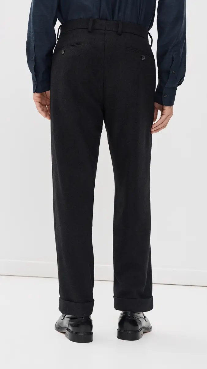 Polo Ralph Lauren Flannel Blend Relaxed Suffield Pleated Pants | Thumbnail 3 Polo Ralph Lauren Flannel Blend Relaxed Suffield Pleated Pants | Thumbnail 3