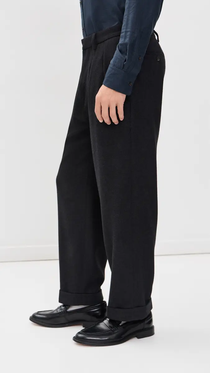 Polo Ralph Lauren Flannel Blend Relaxed Suffield Pleated Pants | Thumbnail 4 Polo Ralph Lauren Flannel Blend Relaxed Suffield Pleated Pants | Thumbnail 4