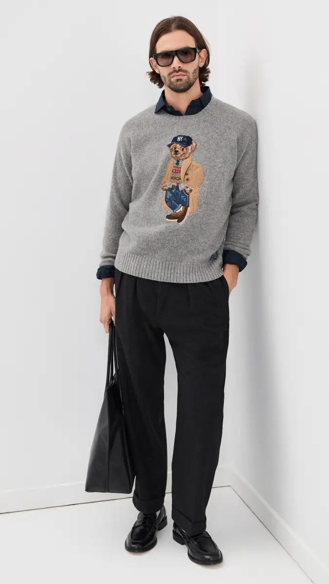 Polo Ralph Lauren Flannel Blend Relaxed Suffield Pleated Pants | Thumbnail 5 Polo Ralph Lauren Flannel Blend Relaxed Suffield Pleated Pants | Thumbnail 5