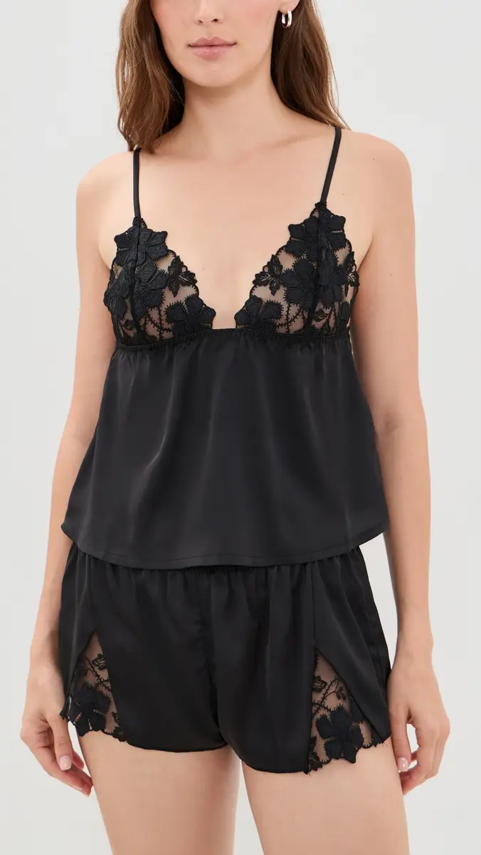 Bluebella Alara Luxury Satin Cami and Short Set | Thumbnail 2 Bluebella Alara Luxury Satin Cami and Short Set | Thumbnail 2