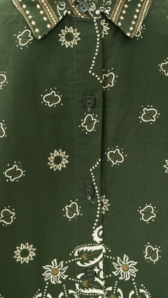 Dress To Scarf Collared Button Down Shirt | Thumbnail 6 Dress To Scarf Collared Button Down Shirt | Thumbnail 6