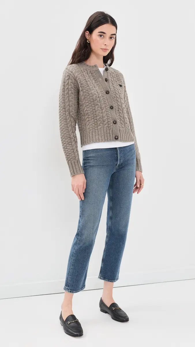 Rowing Blazers Sheep Donegal Chunky Cable Cardigan | Thumbnail 5 Rowing Blazers Sheep Donegal Chunky Cable Cardigan | Thumbnail 5