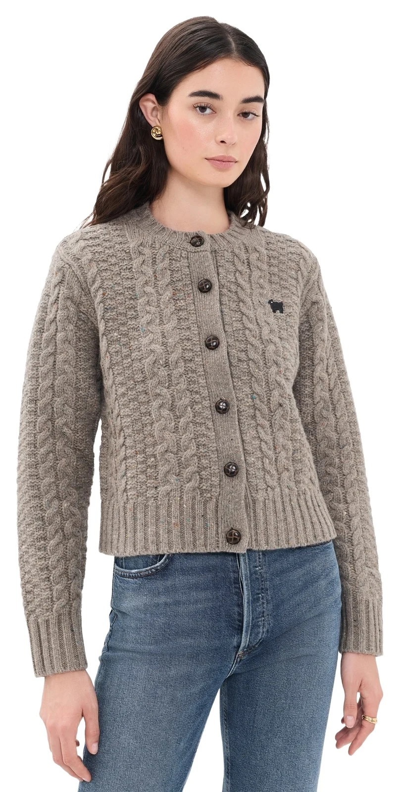 Sheep Donegal Chunky Cable Cardigan Sheep Donegal Chunky Cable Cardigan