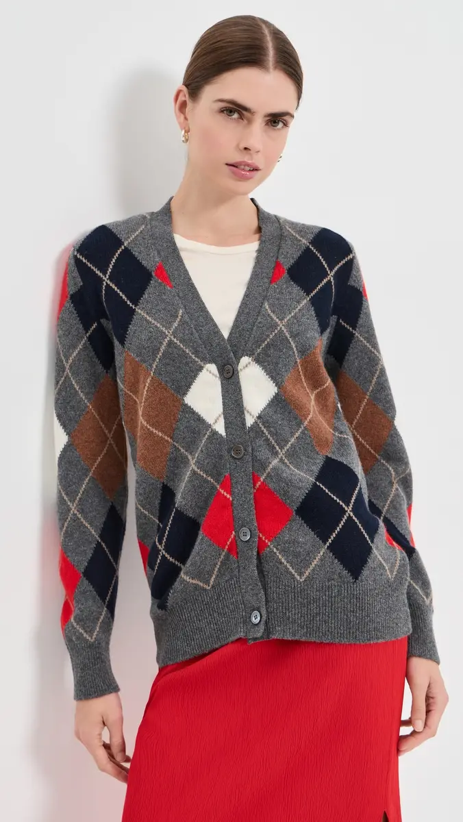 Daughter & The Ava Argyle Cardigan | Thumbnail 2 Daughter & The Ava Argyle Cardigan | Thumbnail 2
