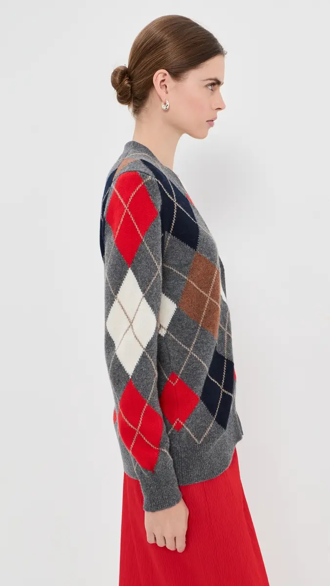 Daughter & The Ava Argyle Cardigan | Thumbnail 4 Daughter & The Ava Argyle Cardigan | Thumbnail 4