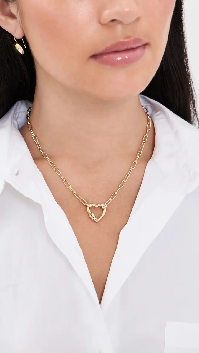Madewell Heart Carabiner Box Chain | Thumbnail 3