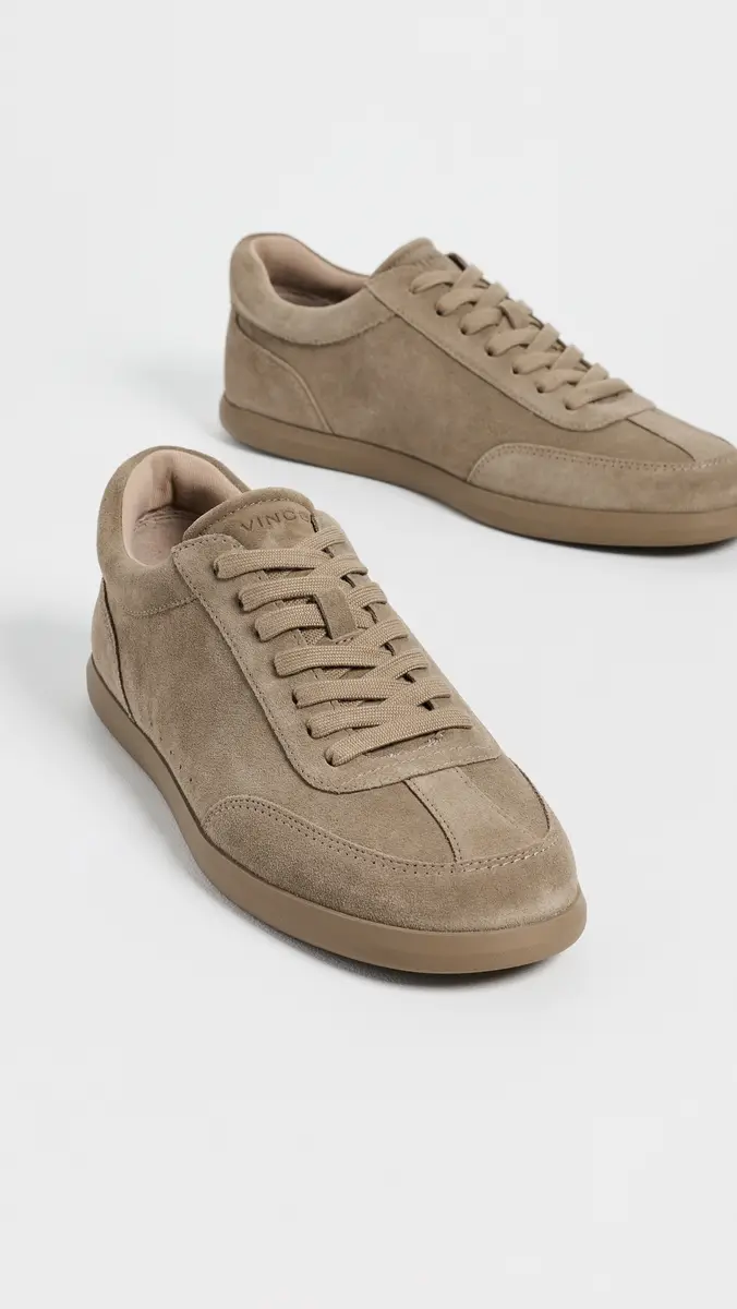 Vince Cove Lace Up Suede Sneakers | Thumbnail 4 Vince Cove Lace Up Suede Sneakers | Thumbnail 4
