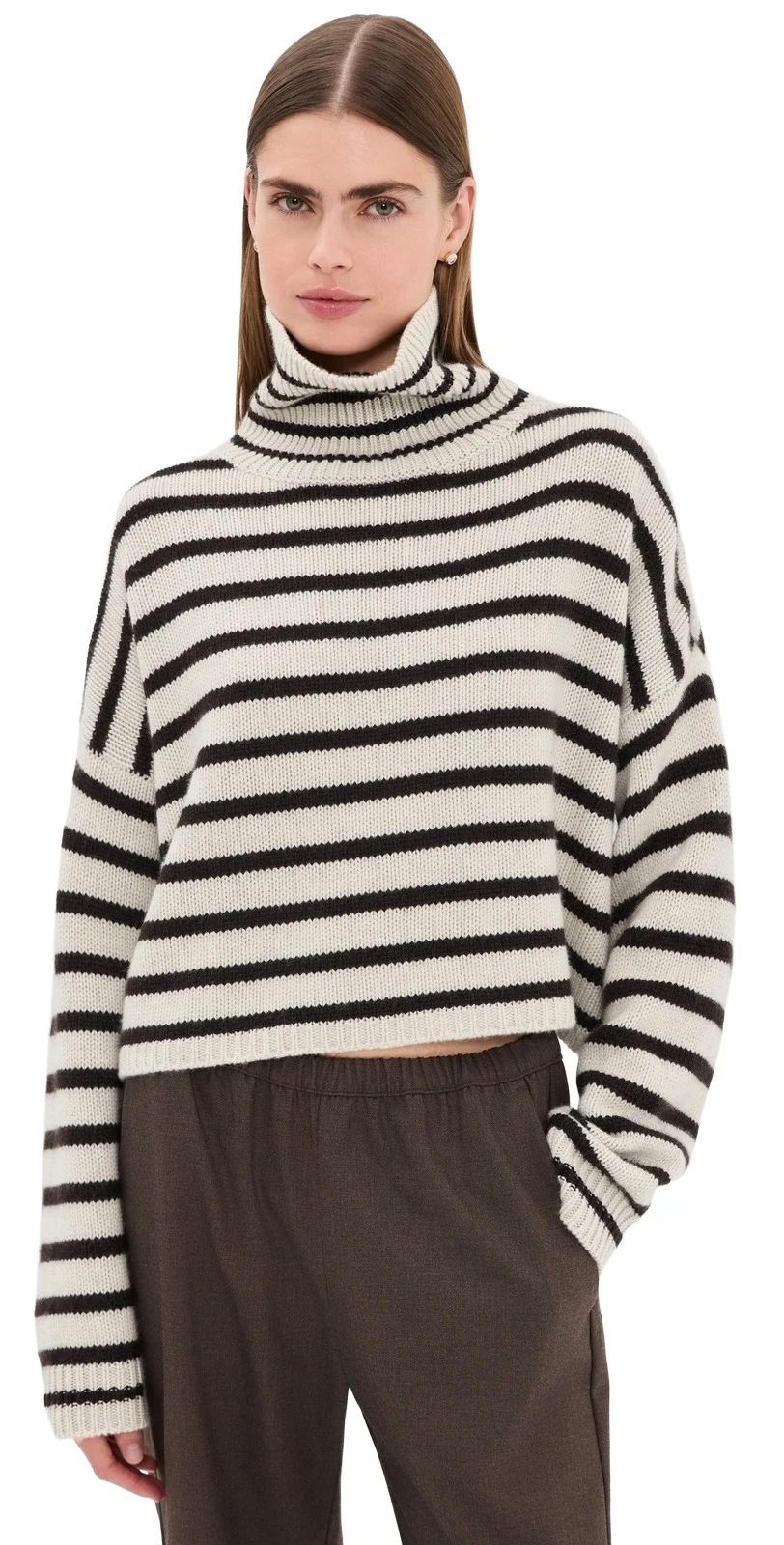 Zerlina Striped Cashmere Sweater Zerlina Striped Cashmere Sweater