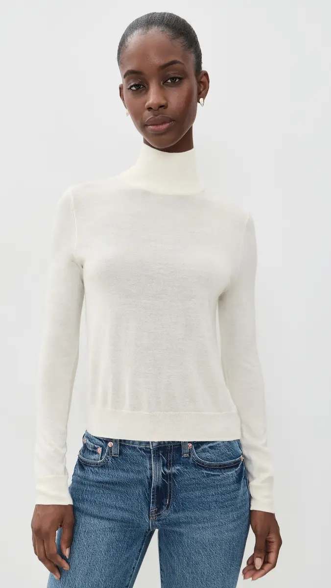 Vince Slim Long Sleeve Cashmere Turtleneck | Thumbnail 2 Vince Slim Long Sleeve Cashmere Turtleneck | Thumbnail 2