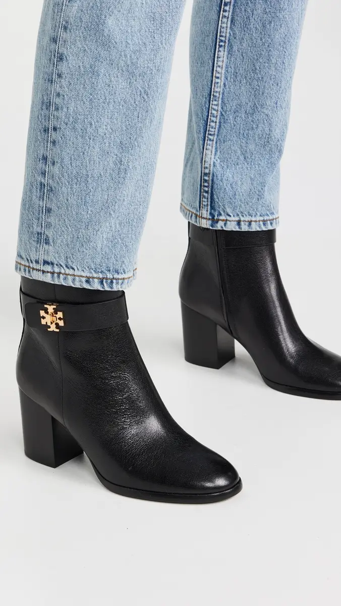 Tory Burch T Lock Heeled Ankle Boots 70mm | Thumbnail 3 Tory Burch T Lock Heeled Ankle Boots 70mm | Thumbnail 3