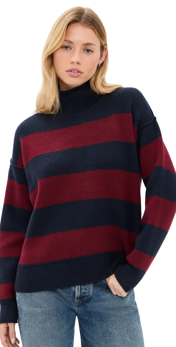 Marine Layer Mid Gauge Rugby Rollneck Sweater