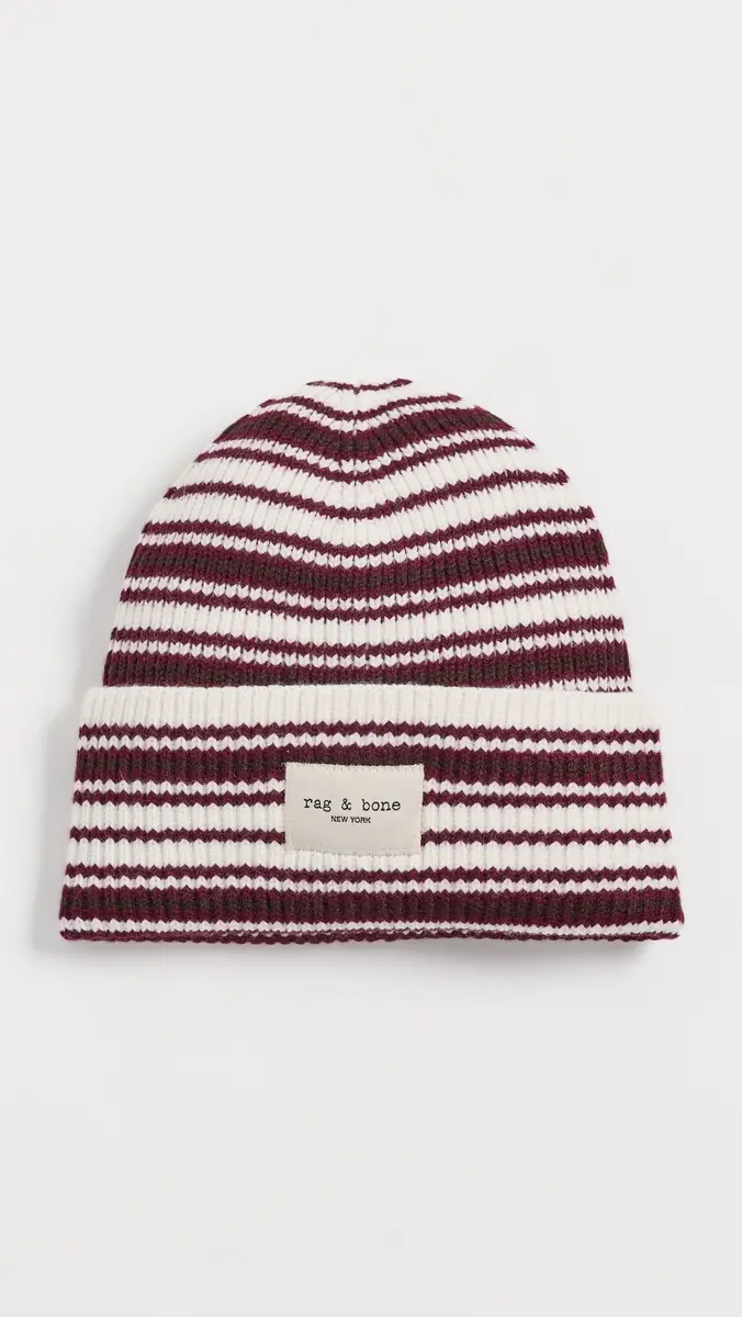rag & bone Blake Wool Blend Stripe Beanie | Thumbnail 2 rag & bone Blake Wool Blend Stripe Beanie | Thumbnail 2