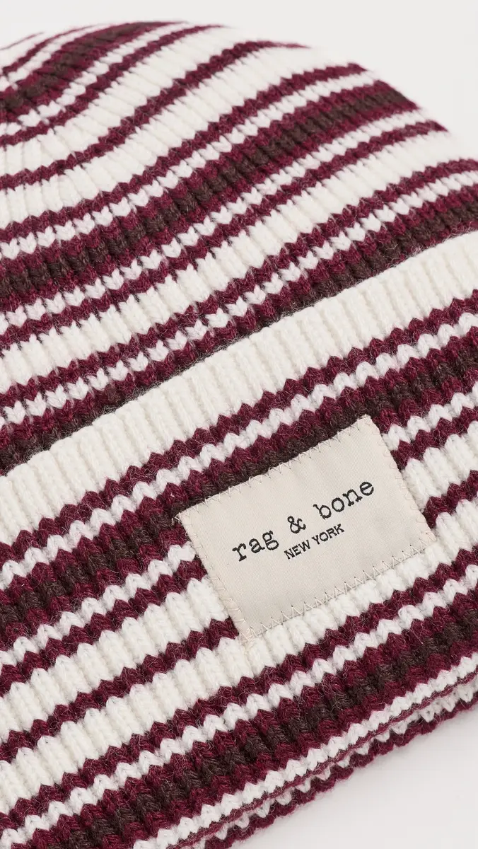 rag & bone Blake Wool Blend Stripe Beanie | Thumbnail 4 rag & bone Blake Wool Blend Stripe Beanie | Thumbnail 4
