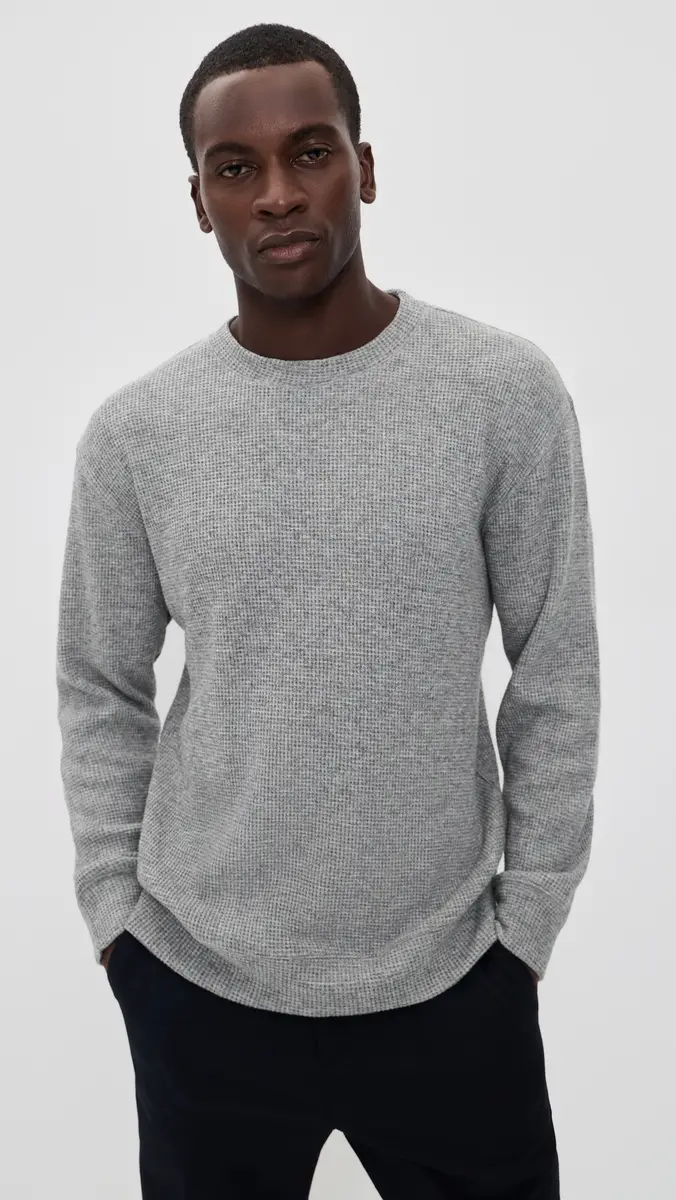 Beyond Yoga Rest Day Waffle Crewneck Sweatshirt | Thumbnail 2 Beyond Yoga Rest Day Waffle Crewneck Sweatshirt | Thumbnail 2