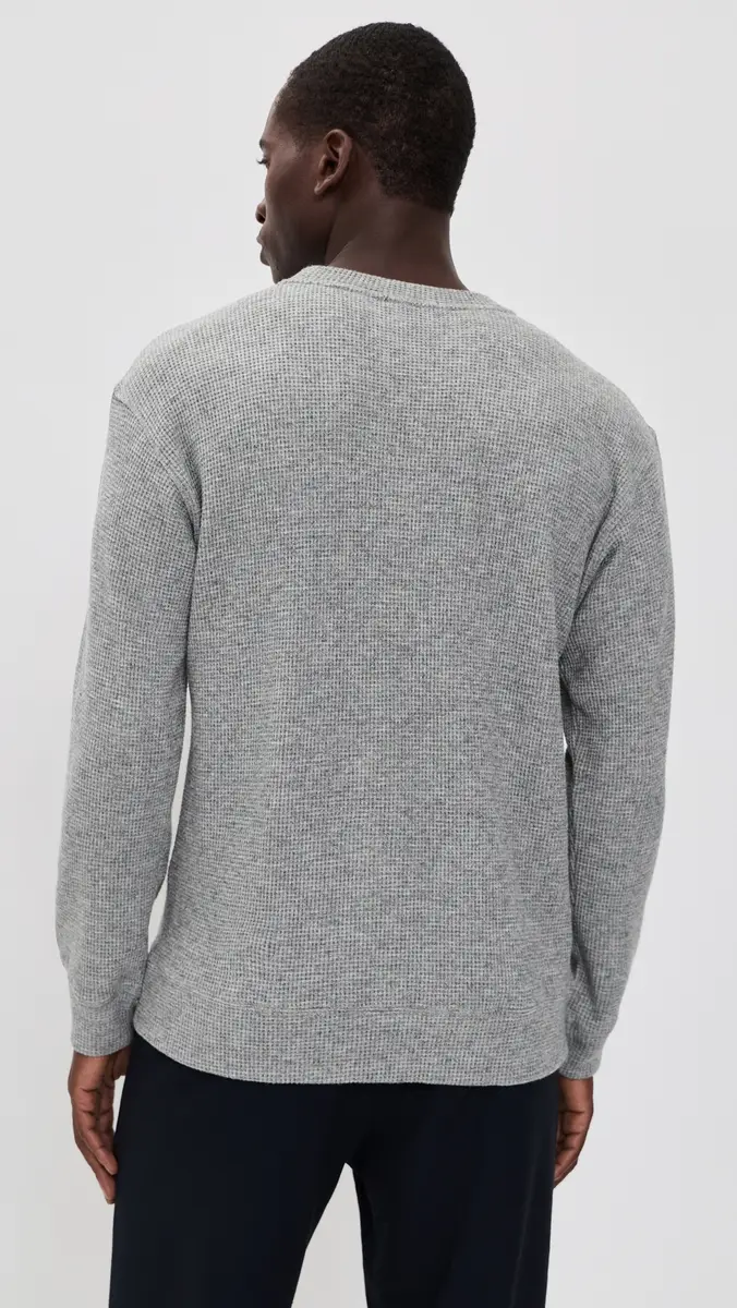 Beyond Yoga Rest Day Waffle Crewneck Sweatshirt | Thumbnail 3 Beyond Yoga Rest Day Waffle Crewneck Sweatshirt | Thumbnail 3