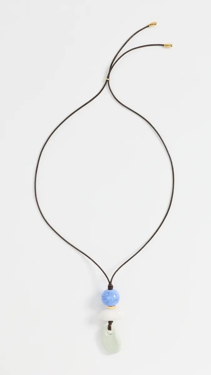 Lizzie Fortunato Museo Cord II Necklace in Sea Multi | Thumbnail 4 Lizzie Fortunato Museo Cord II Necklace in Sea Multi | Thumbnail 4