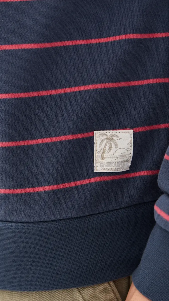 Marine Layer Sueded Rugby Polo | Thumbnail 6 Marine Layer Sueded Rugby Polo | Thumbnail 6
