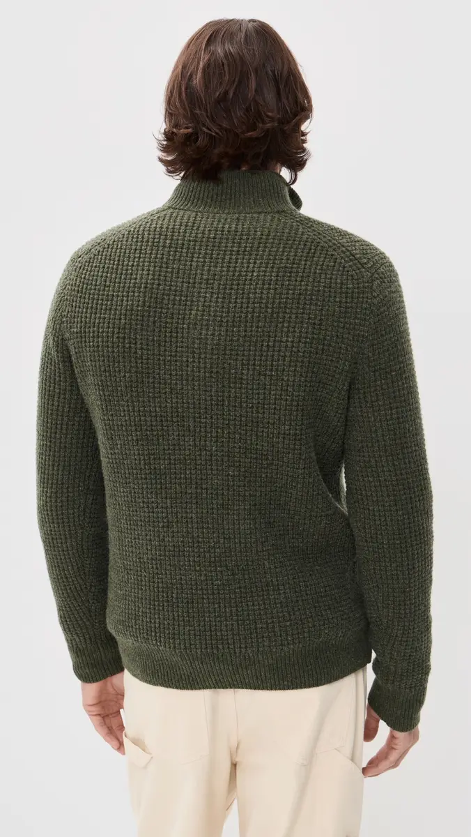 Polo Ralph Lauren Waffle Knit Quarter Zip Sweater | Thumbnail 3 Polo Ralph Lauren Waffle Knit Quarter Zip Sweater | Thumbnail 3