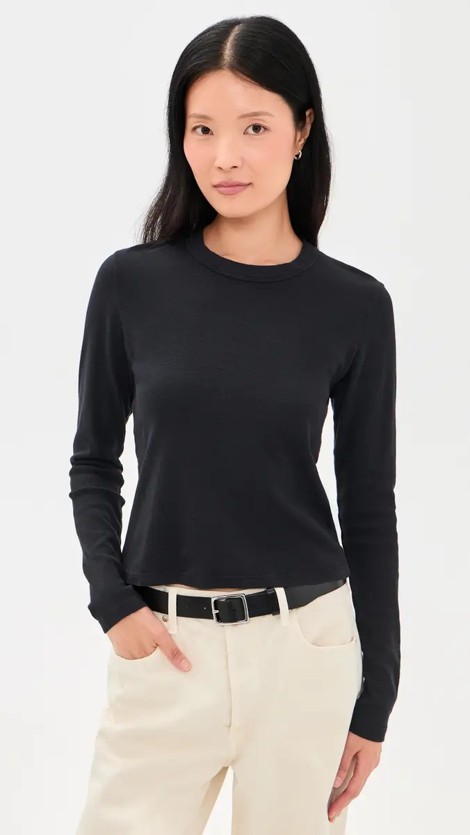 Mother The Itty Bitty Crop Tee | Thumbnail 2 Mother The Itty Bitty Crop Tee | Thumbnail 2