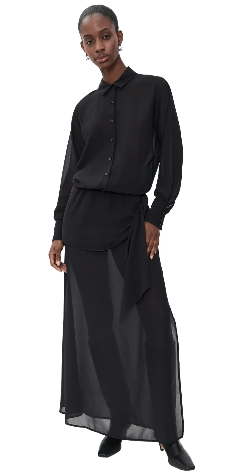 Isabella Shirt Maxi Dress