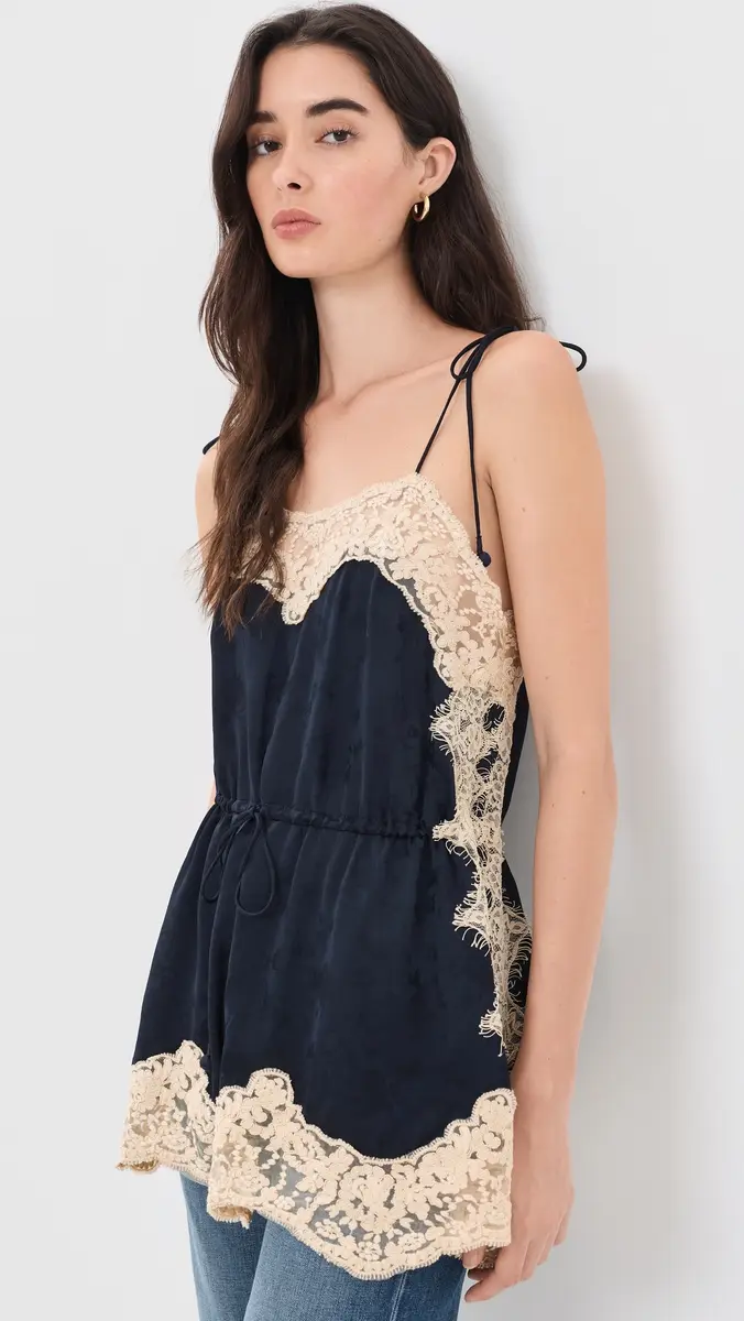 Sea Shay Lace Tie Camisole | Thumbnail 2 Sea Shay Lace Tie Camisole | Thumbnail 2